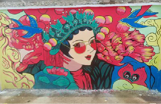 古蔺墙体彩绘-网红墙