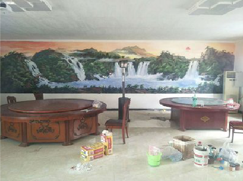 古蔺墙绘-写实风景