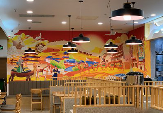 古蔺商业空间彩绘介绍。